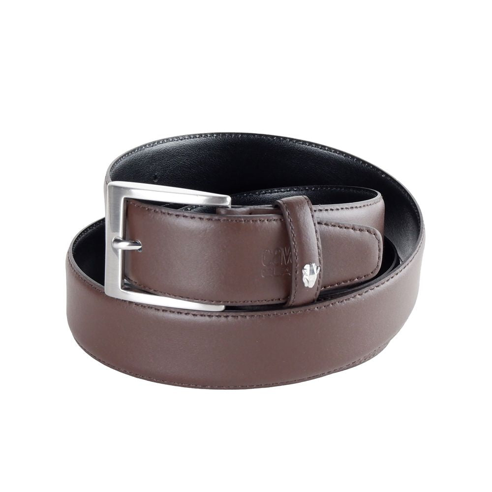 Cavalli Class Elegant Reversible Leather Belt - Dual Tone - Maison Luxe
