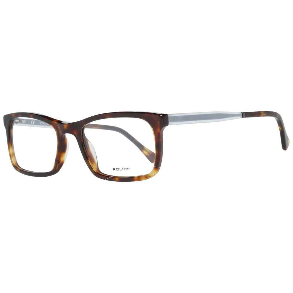 Police Brown Men Glasses Frame