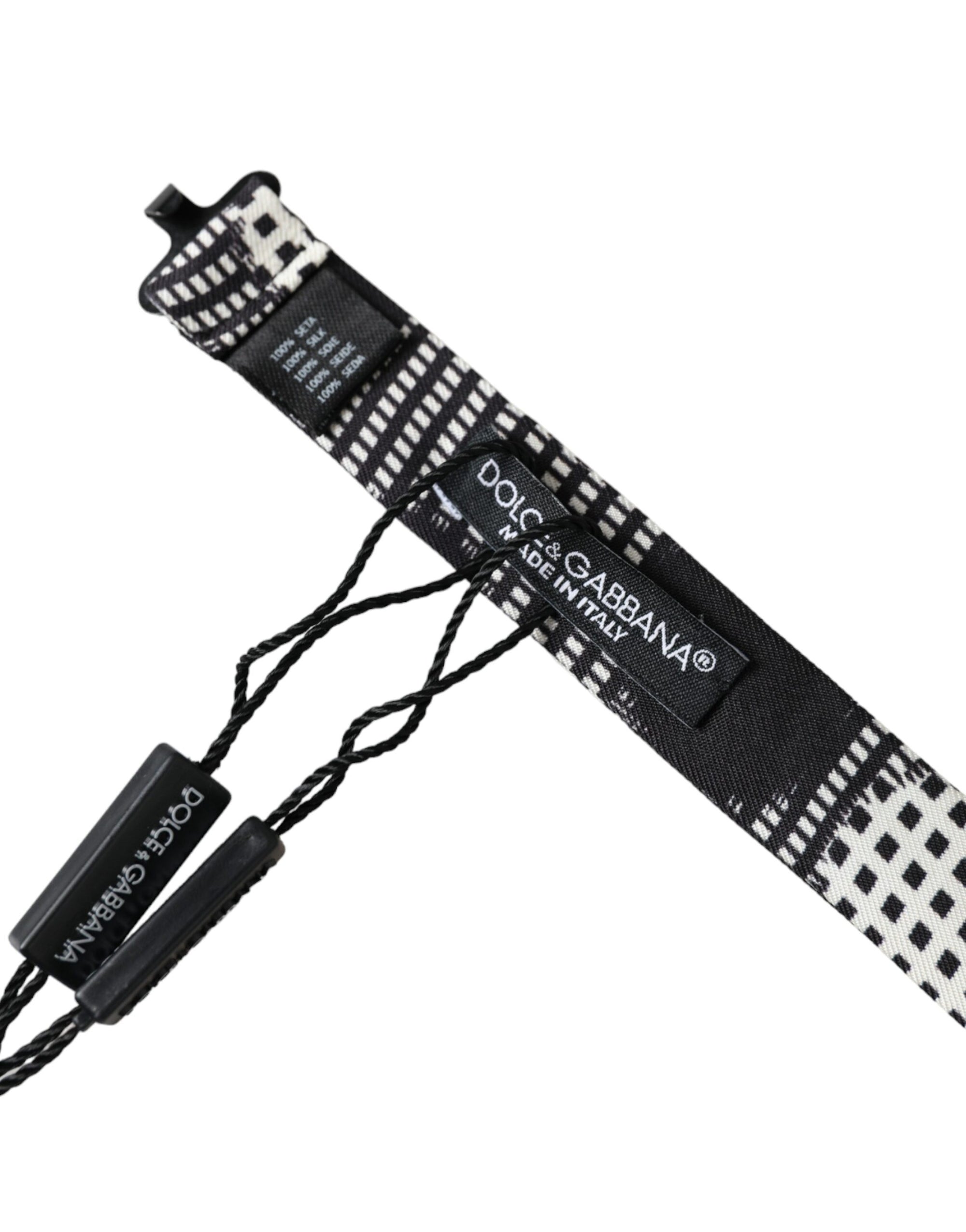 Dolce & Gabbana Multicolor Silk Polka Dot Adjustable Neck Men Papillon Bow Tie - Maison Luxe