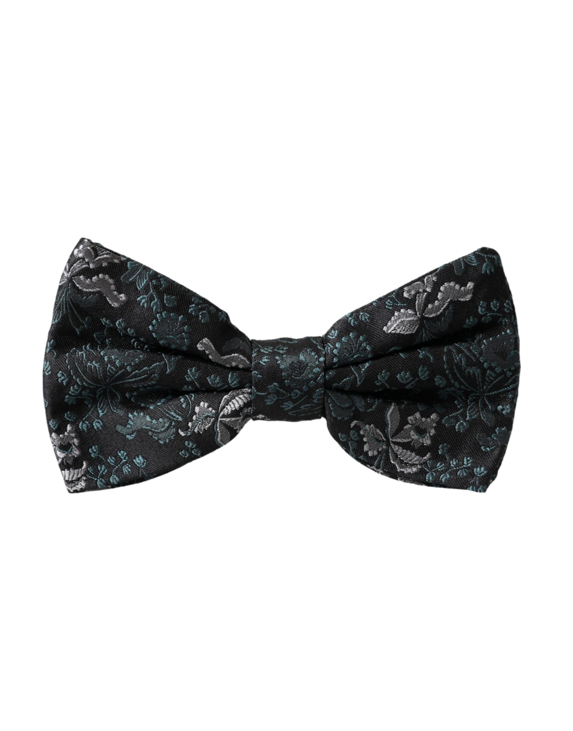 Dolce & Gabbana Multicolor Fantasy Floral Silk Adjustable Neck Men Bow Tie - Maison Luxe