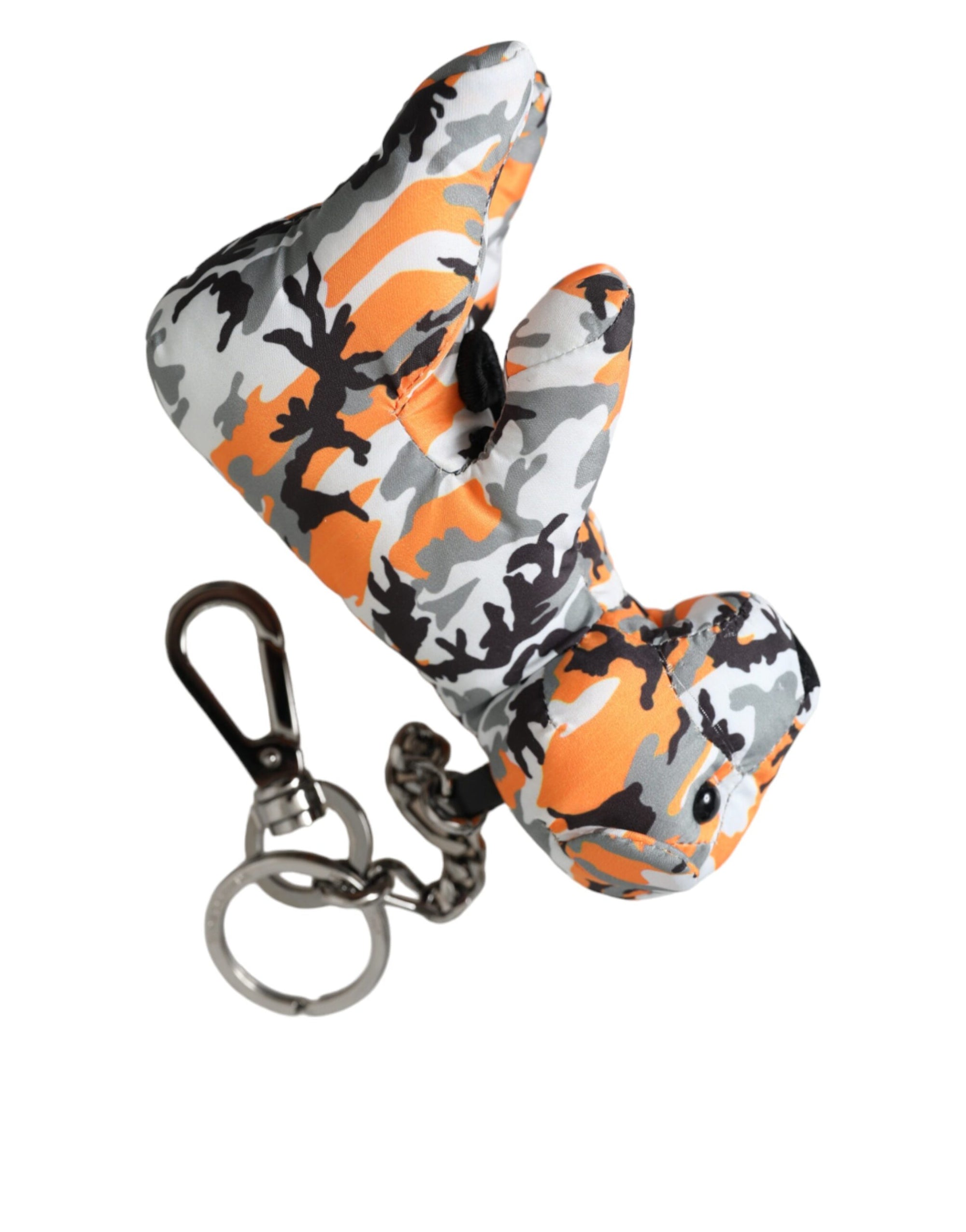Dolce & Gabbana Multicolor Camouflage Animal Silhouette Keychain Keyring - Maison Luxe