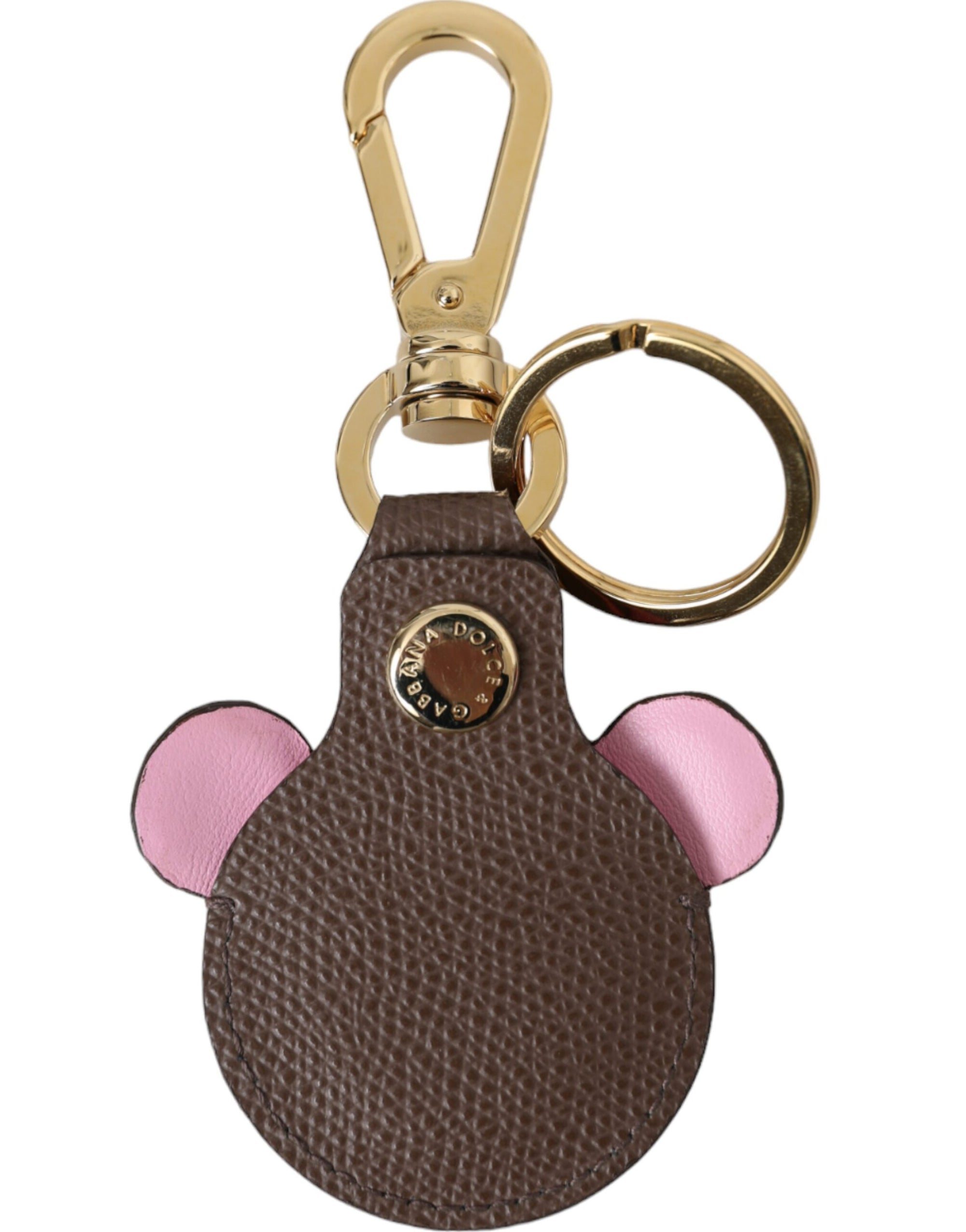 Dolce & Gabbana Multicolor Dauphine Calfskin DG Logo Keyring Keychain - Maison Luxe