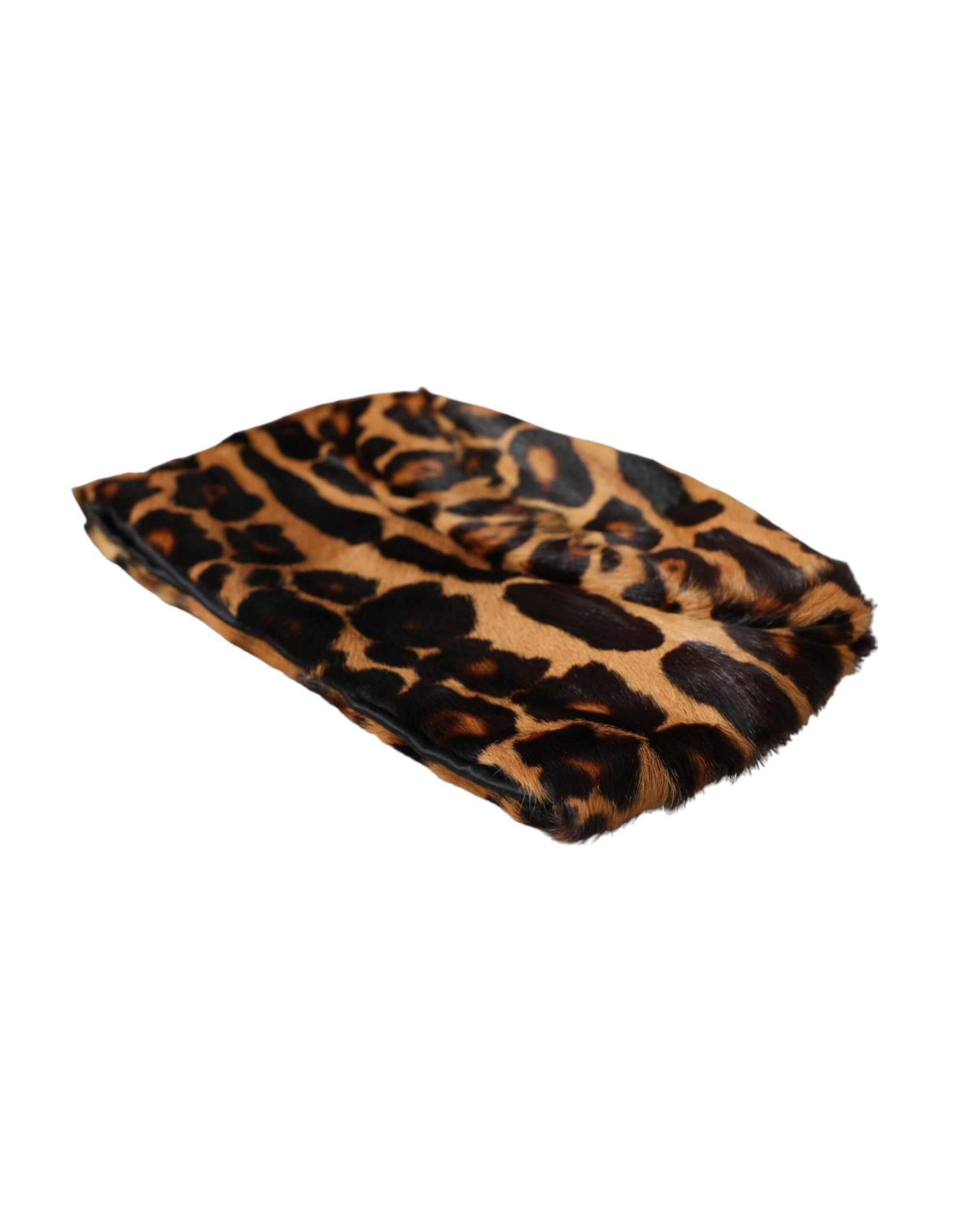 Dolce & Gabbana Brown Leopard Fur Women Bucket Hat - Maison Luxe