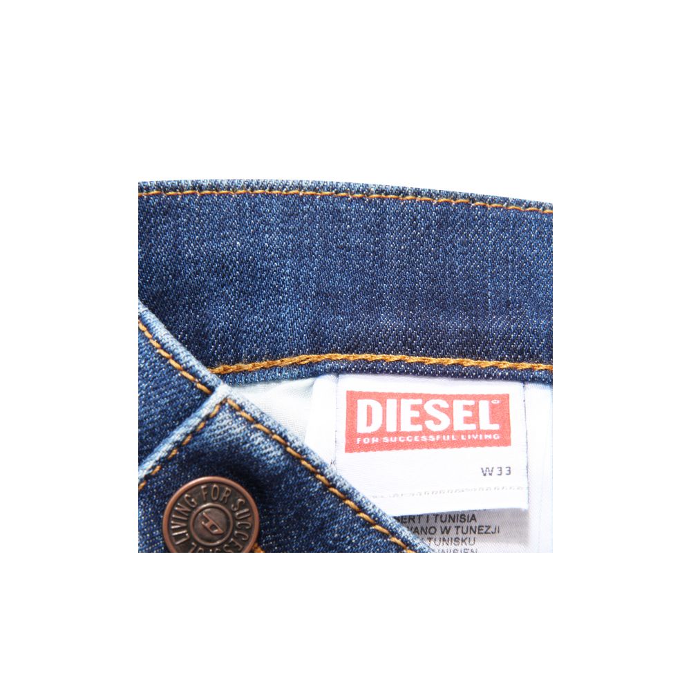 Diesel Blue Cotton Men Jeans