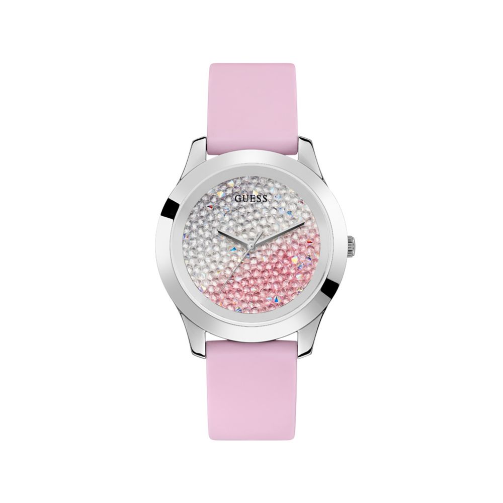 Guess Multicolor Rubber Dress Watch
