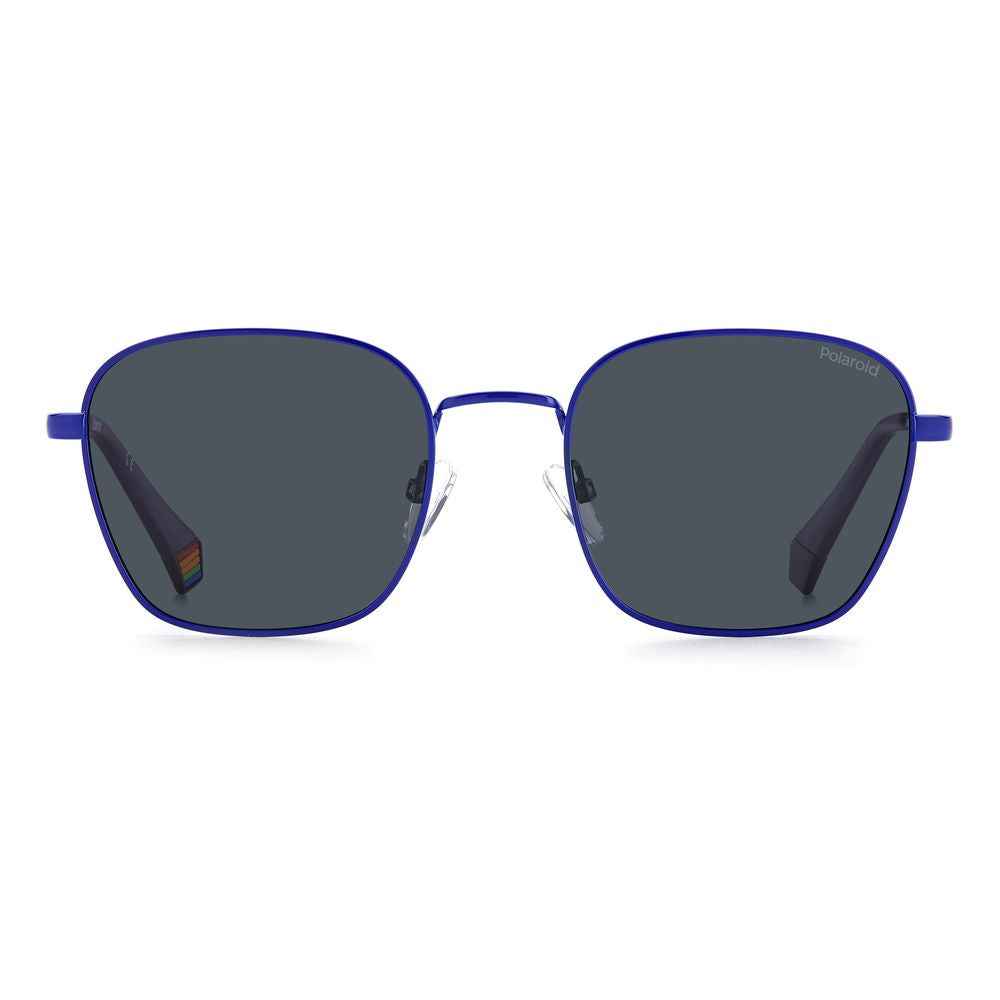 Polaroid Blue Stainless Steel Sunglasses