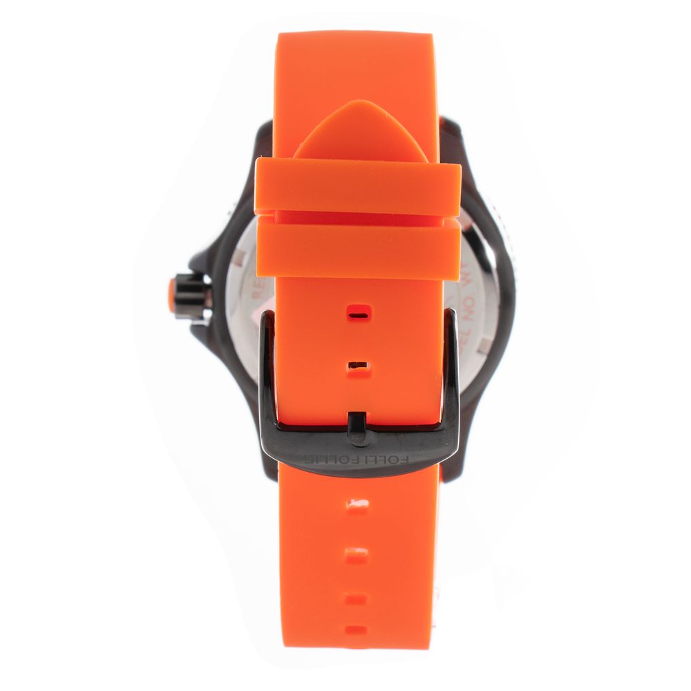 Folli Follie Orange Plastic Sport Watch