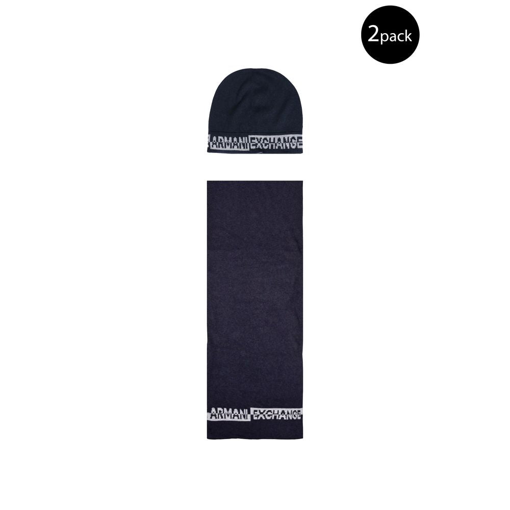 Armani Exchange Blue Polyamide Scarf - Maison Luxe