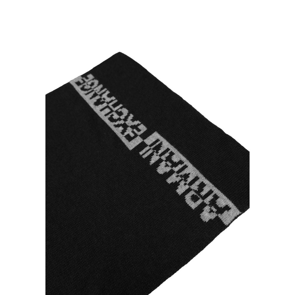 Armani Exchange Black Polyamide Scarf - Maison Luxe