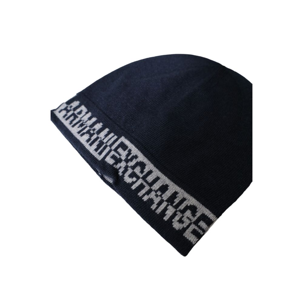 Armani Exchange Blue Polyamide Scarf - Maison Luxe