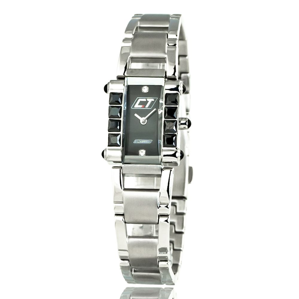 Chronotech Silver Stainless Steel Dress Watch