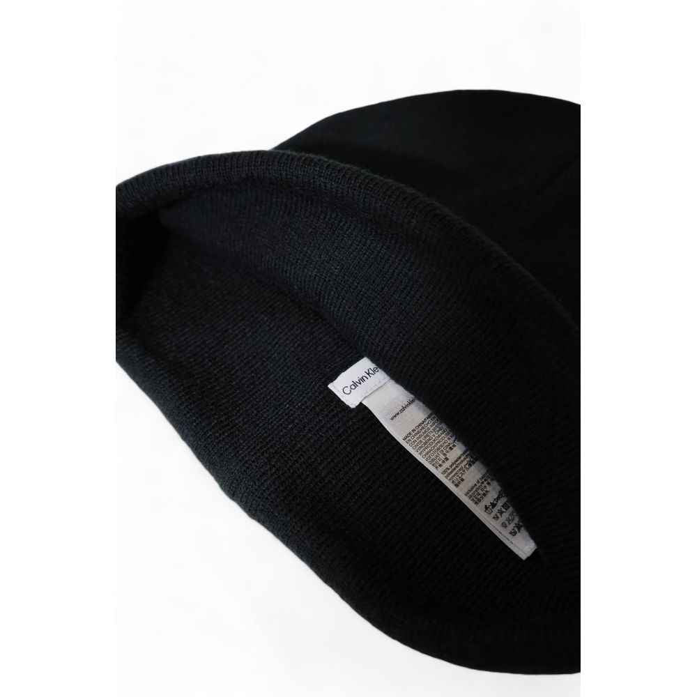 Calvin Klein Black Recycled Polyester Caps Baseball Hat