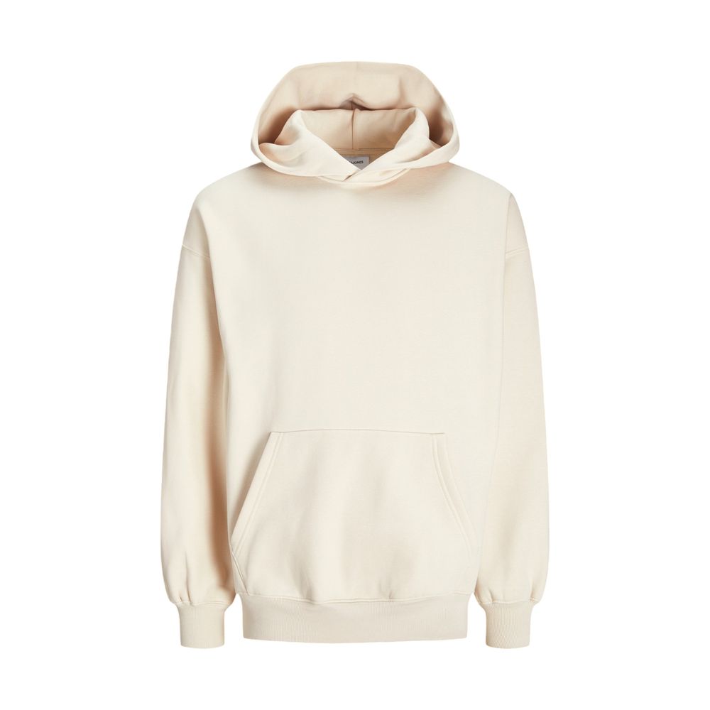 Jack Jones Beige Cotton Hoodie