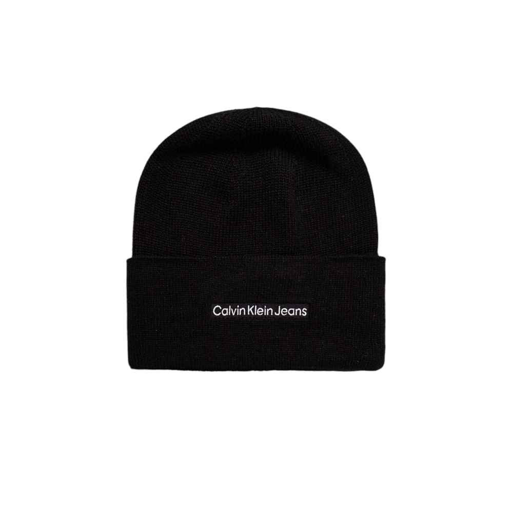 Calvin Klein Jeans Black Cotton Caps Baseball Hat