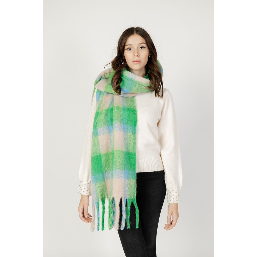 Only Green Polyester Scarf - Maison Luxe