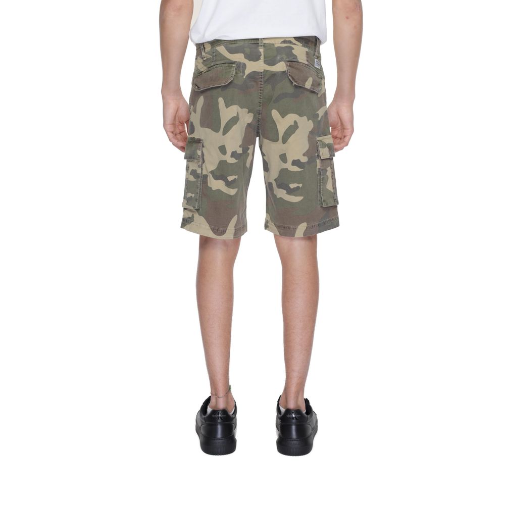 U.S. POLO ASSN. Beige Cotton Bermuda Shorts