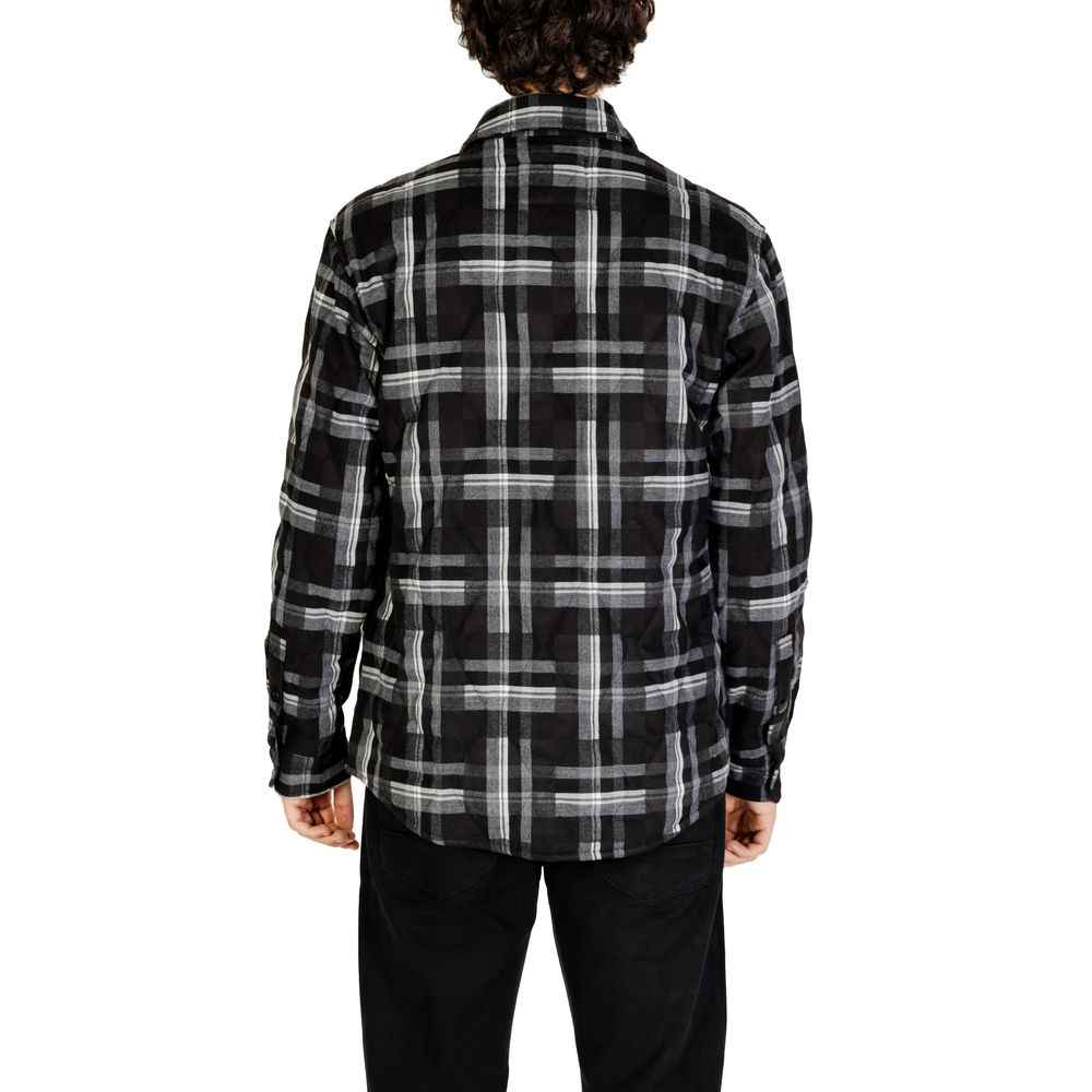 Gianni Lupo Black Polyester Jackets & Coat