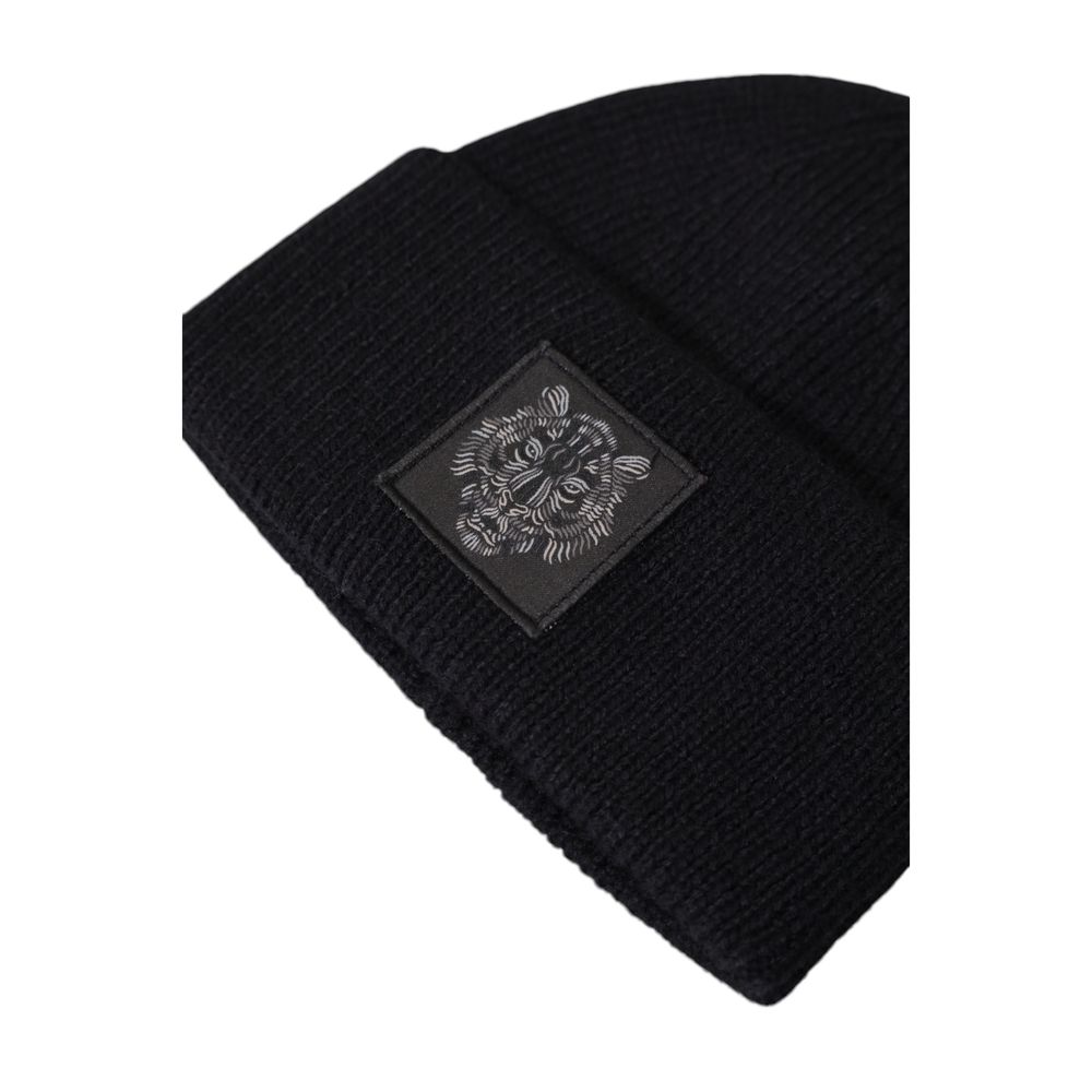 Antony Morato Black Wool Caps Baseball Hat - Maison Luxe