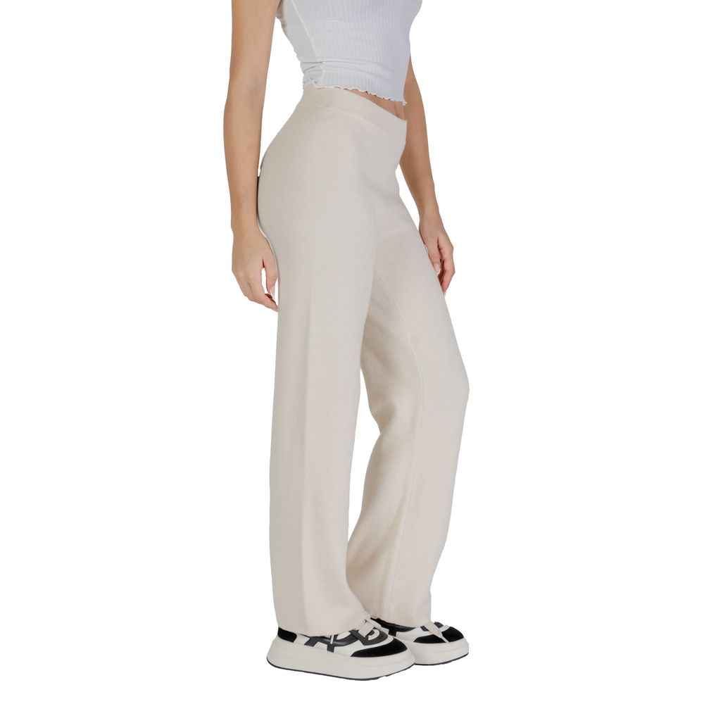 Vero Moda Cream Viscose Pant