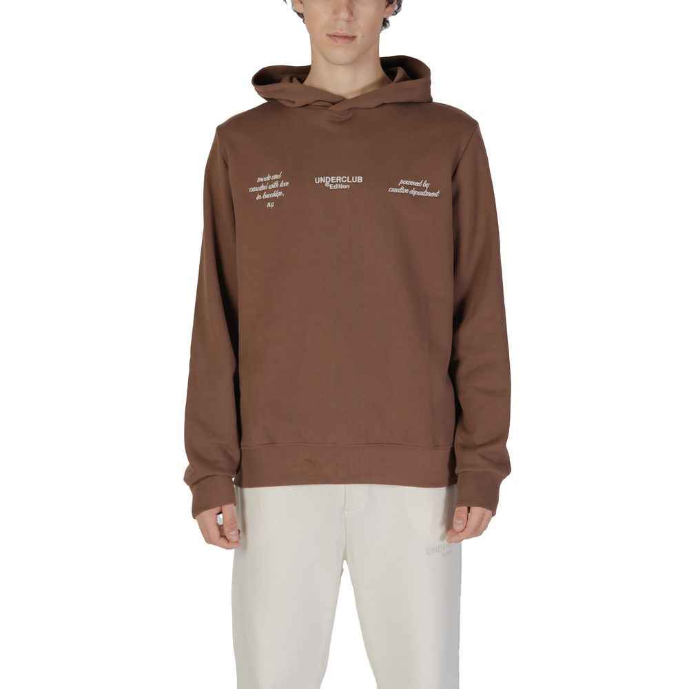 Underclub Brown Cotton Hoody