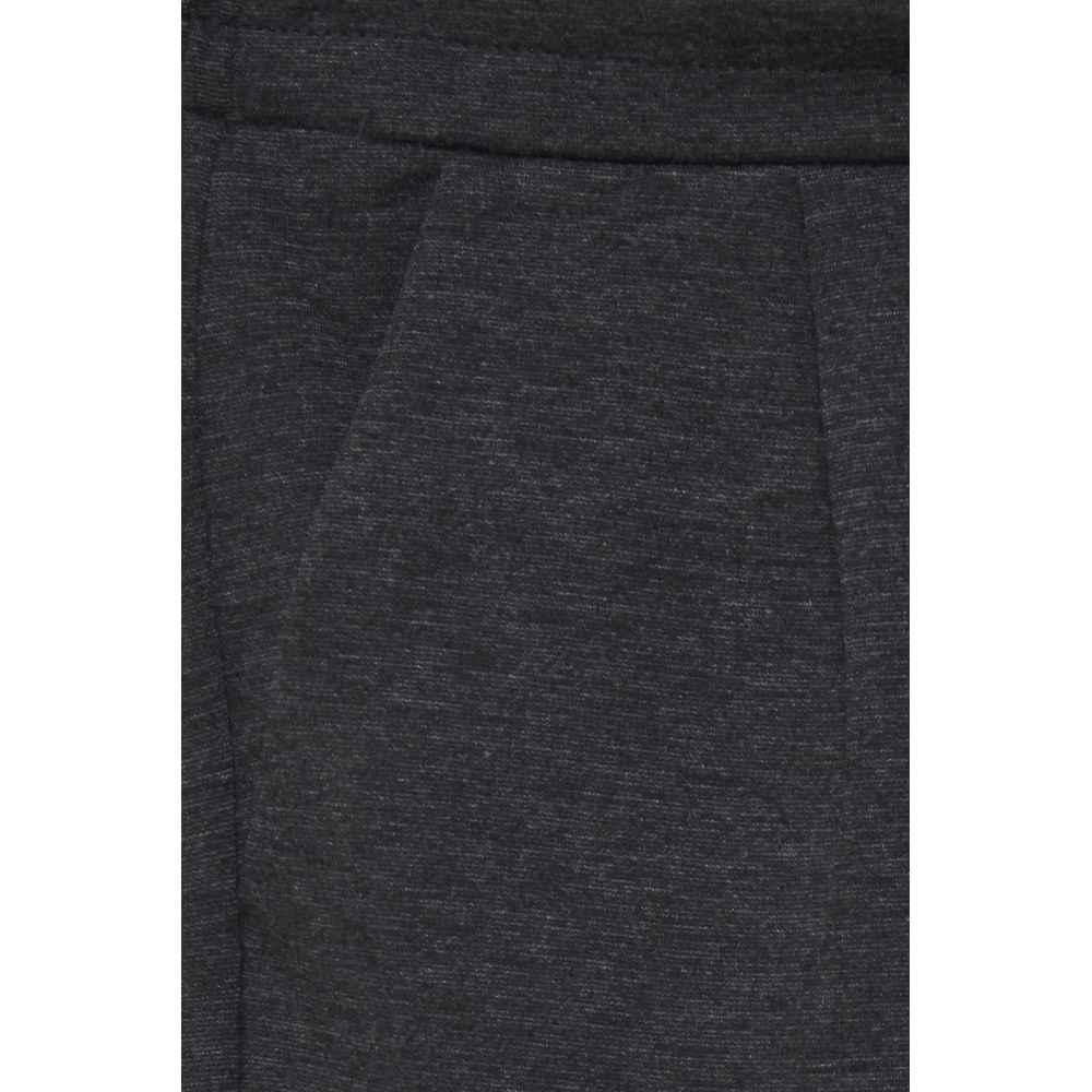 ICHI Gray Polyester Pant