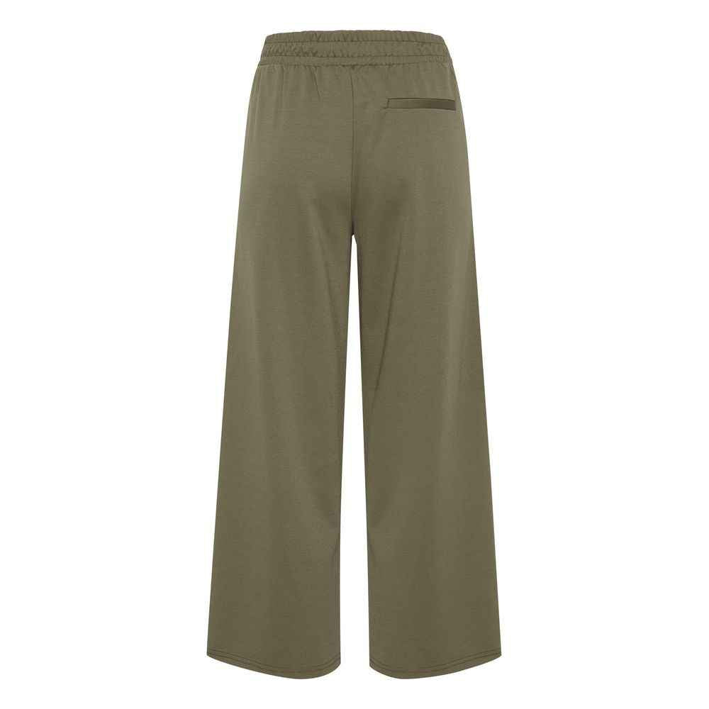 ICHI Green Recycled Polyester Pant