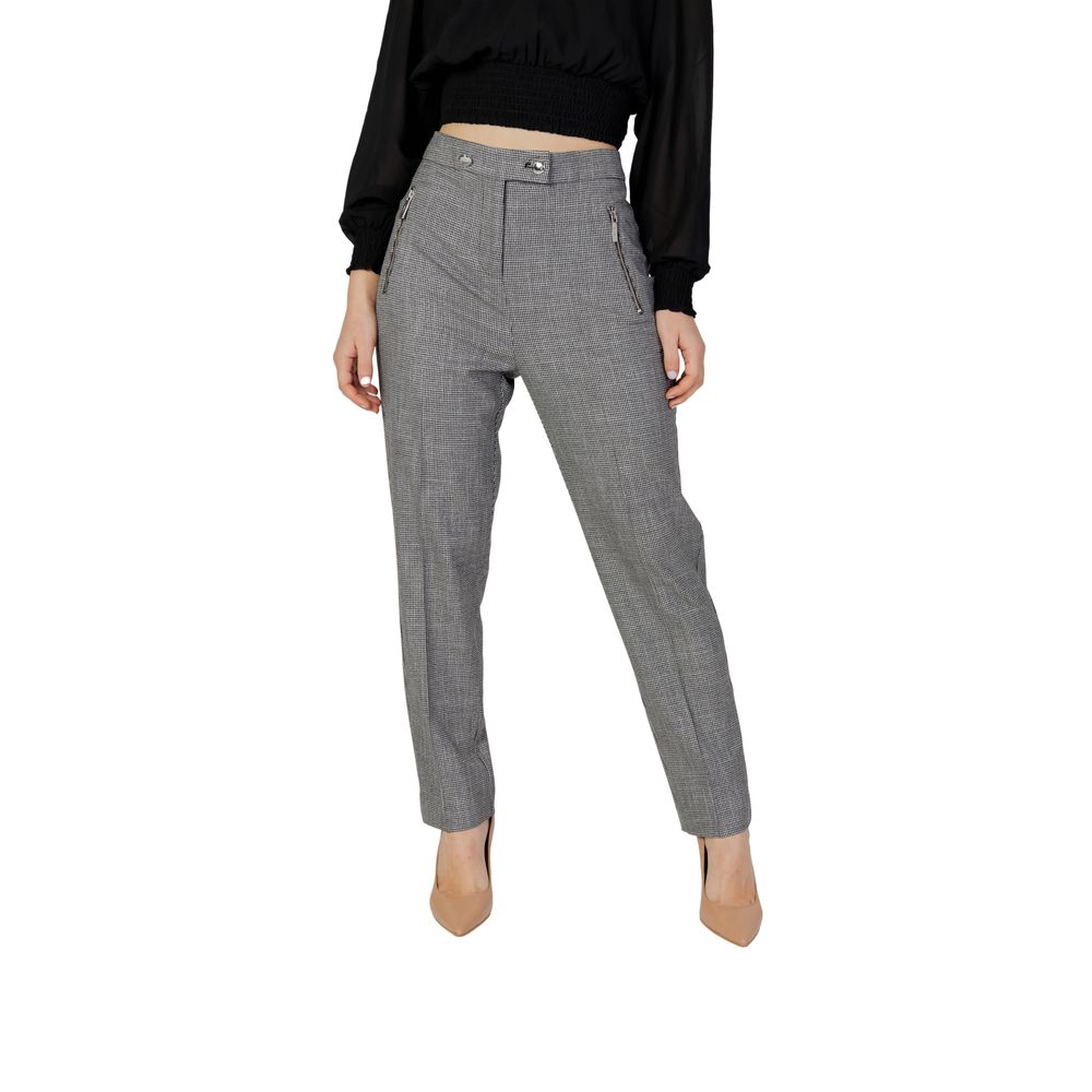 Morgan De Toi Black Polyester Pant