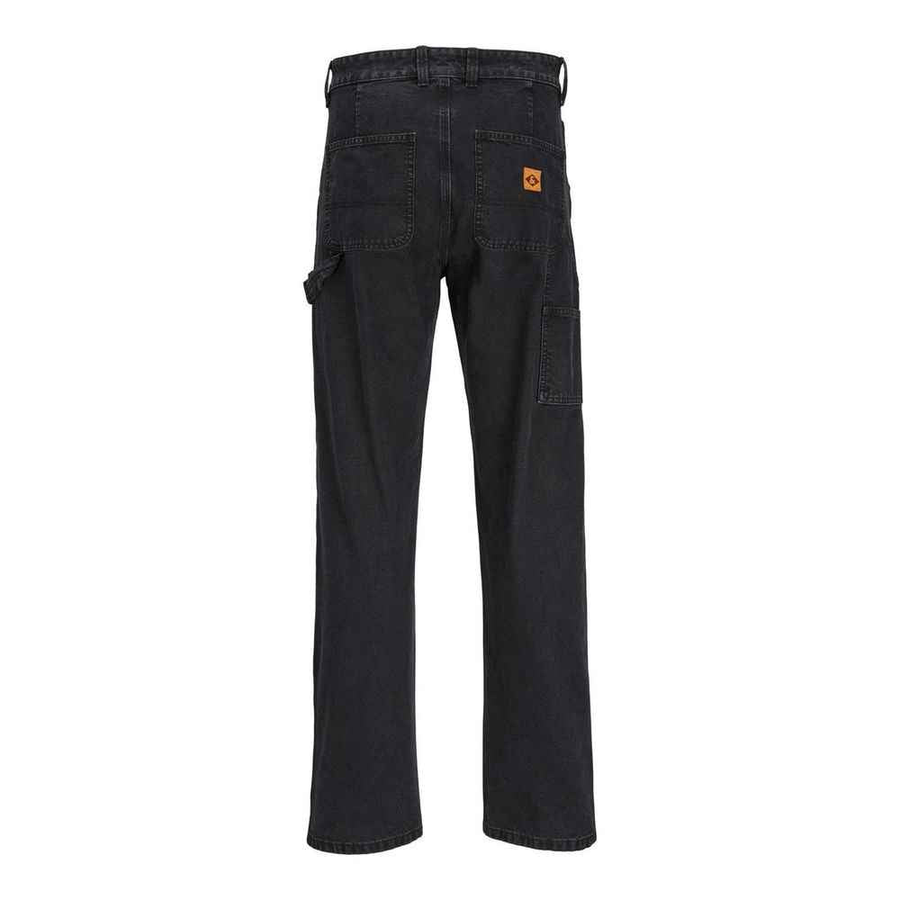 Jack Jones Black Cotton Relaxed Fit Jean