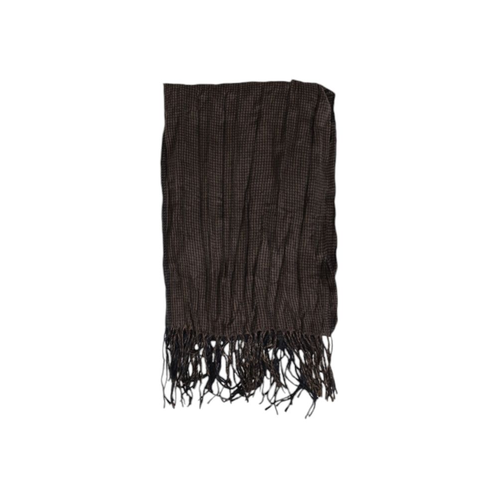 Antony Morato Brown Polyester Scarf - Maison Luxe