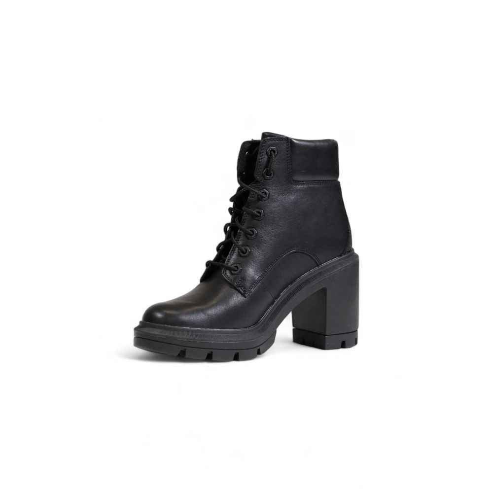 Timberland Black Recycled Leather High Heel