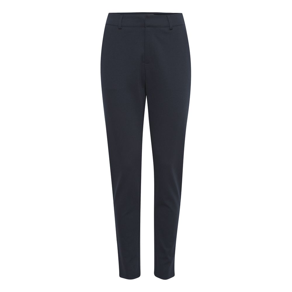 ICHI Blue Recycled Polyester Pant