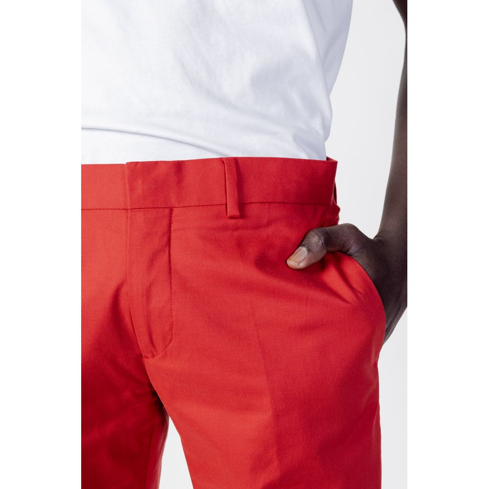 Antony Morato Red Cotton Pants