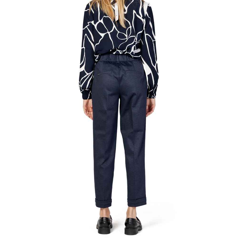 Street One Blue Viscose Pant