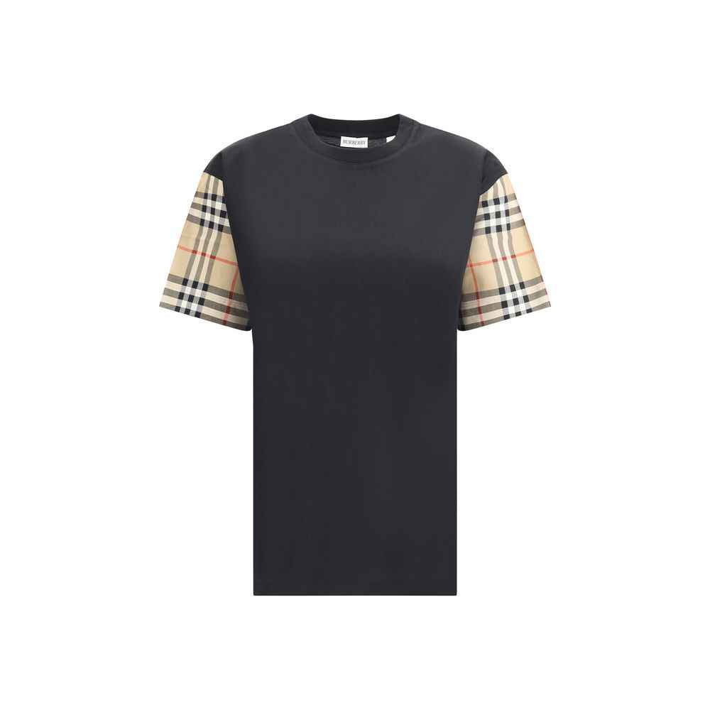 Burberry Black Cotton T-Shirt