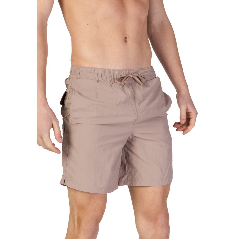 Lyle & Scott Beige Nylon Swim Shorts