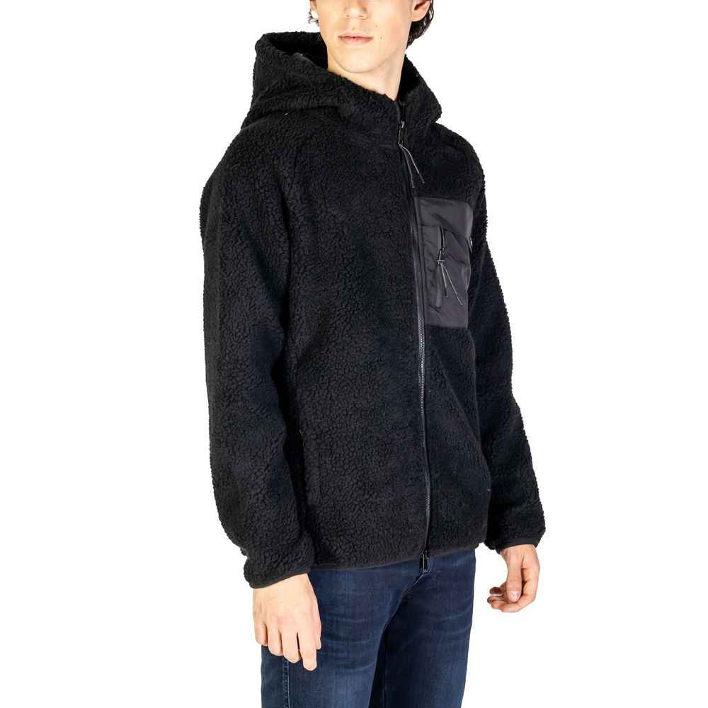 Hydra Clothing Black Polyester Jackets & Coat