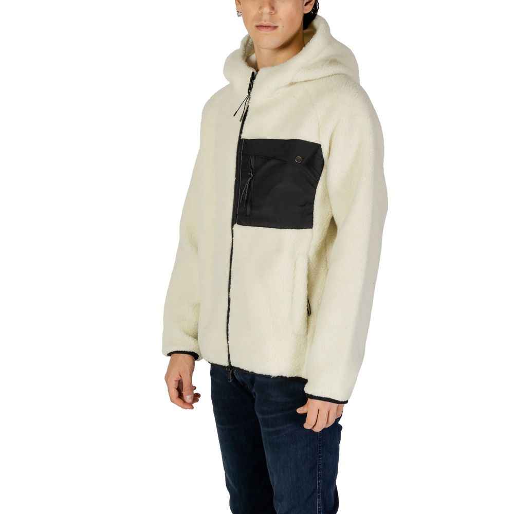 Hydra Clothing Cream Polyester Jackets & Coat