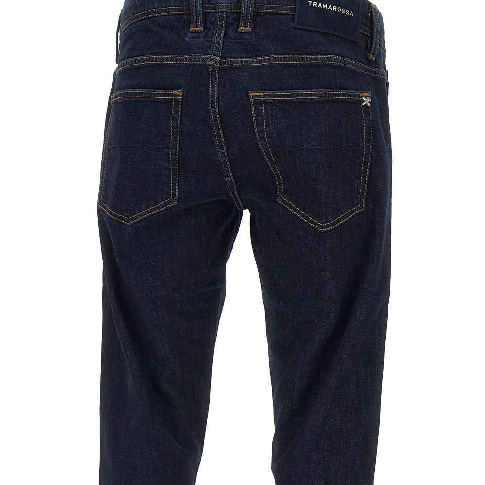 Tramarossa Blue Cotton Men's Jeans