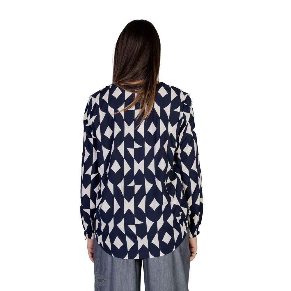Street One Blue Viscose Blouse