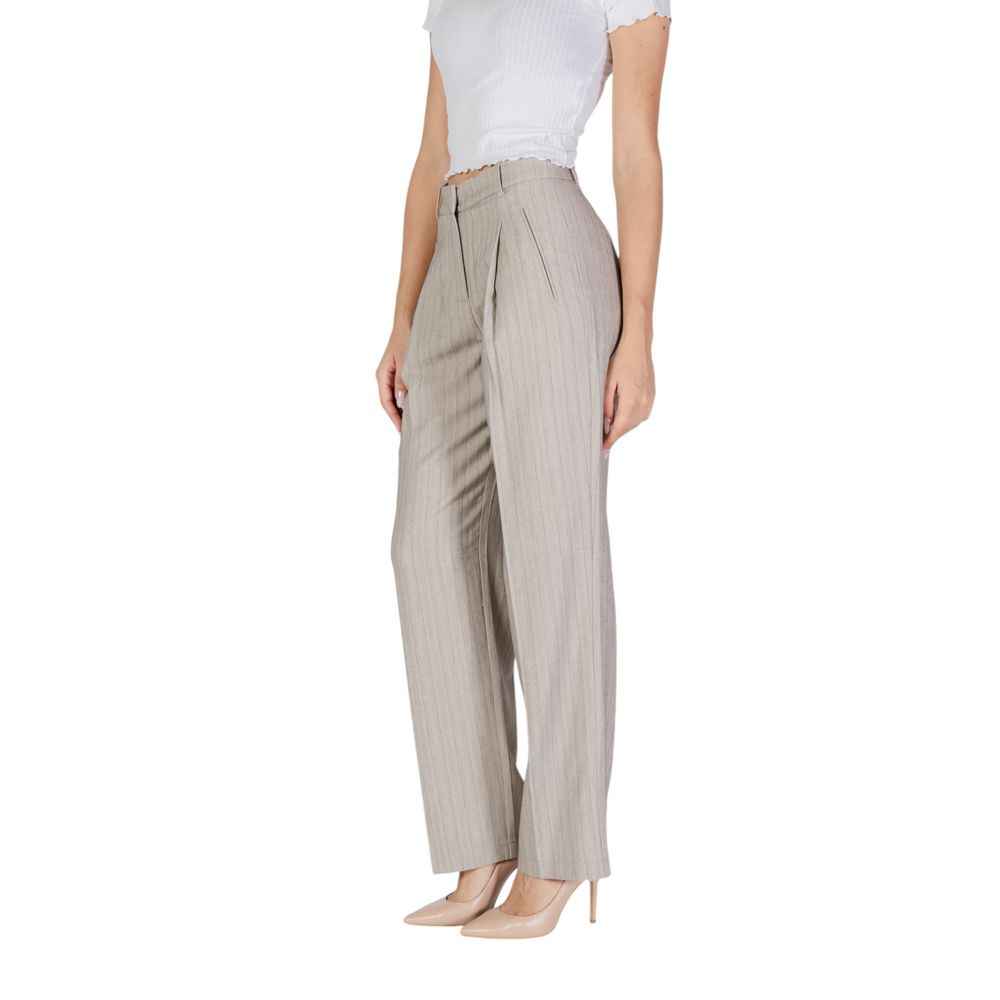 Vero Moda Gray Polyester Pant