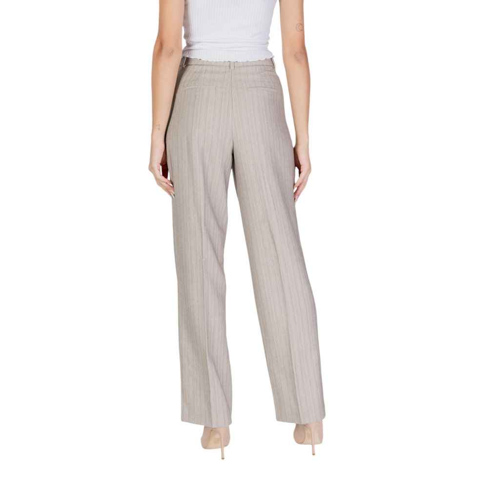 Vero Moda Gray Polyester Pant