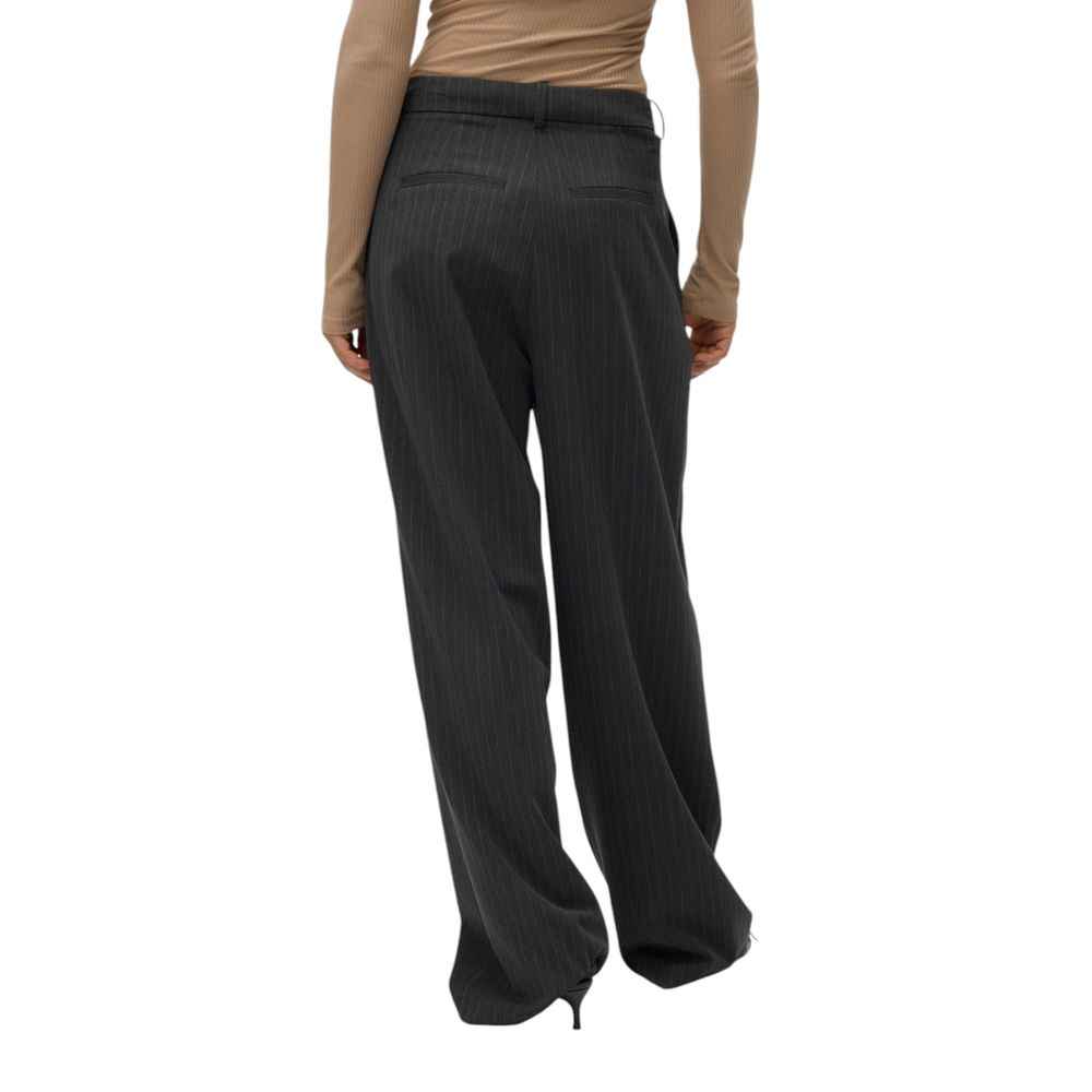 Vero Moda Gray Polyester Pant