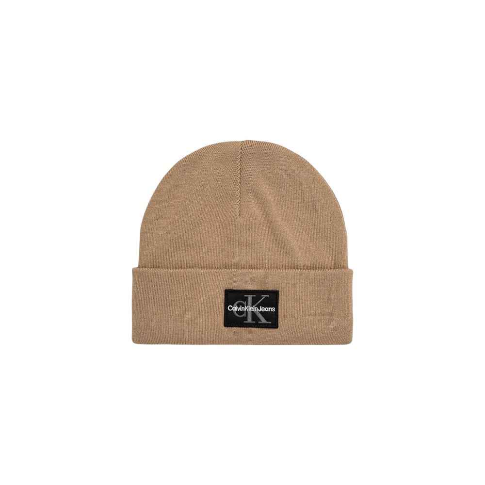 Calvin Klein Jeans Beige Cotton Caps Baseball Hat