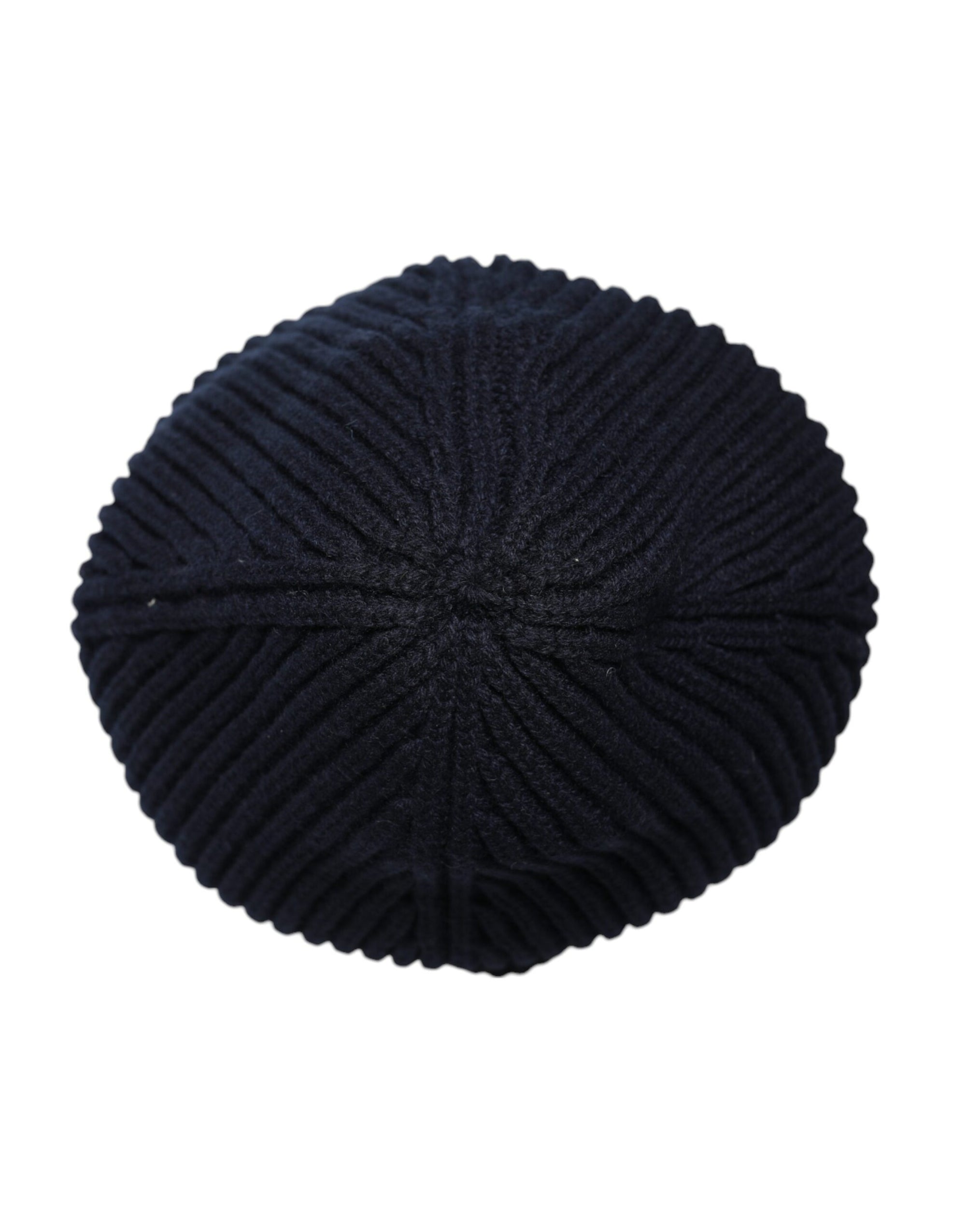 Dolce & Gabbana Black Cashmere Knitted Winter Beanie Hat