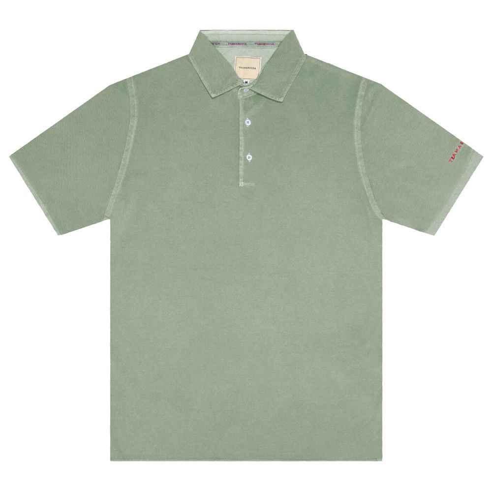 Tramarossa Green Cotton Polo Shirt