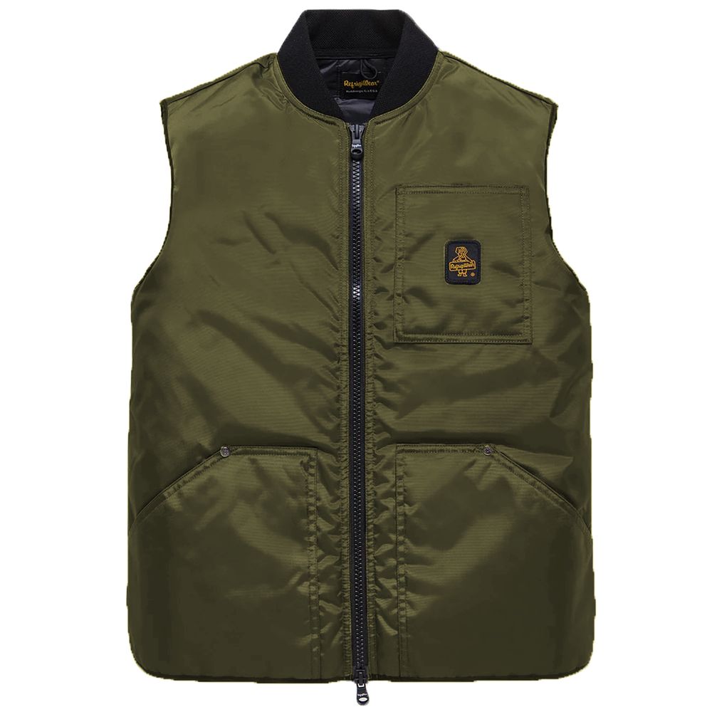 Refrigiwear Green Polyamide Men Jacket