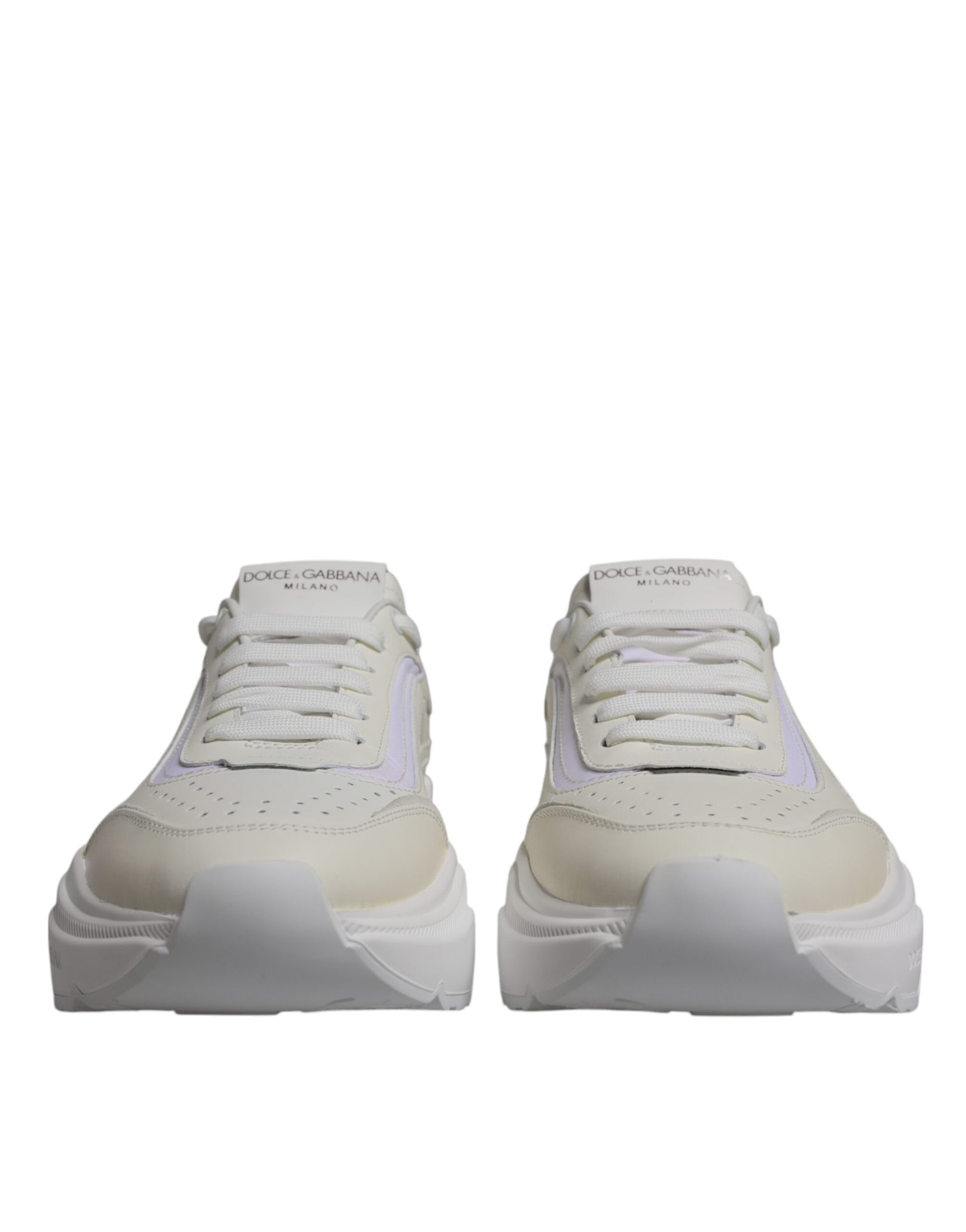 Dolce & Gabbana White Daymaster Low Top Sneakers Shoes