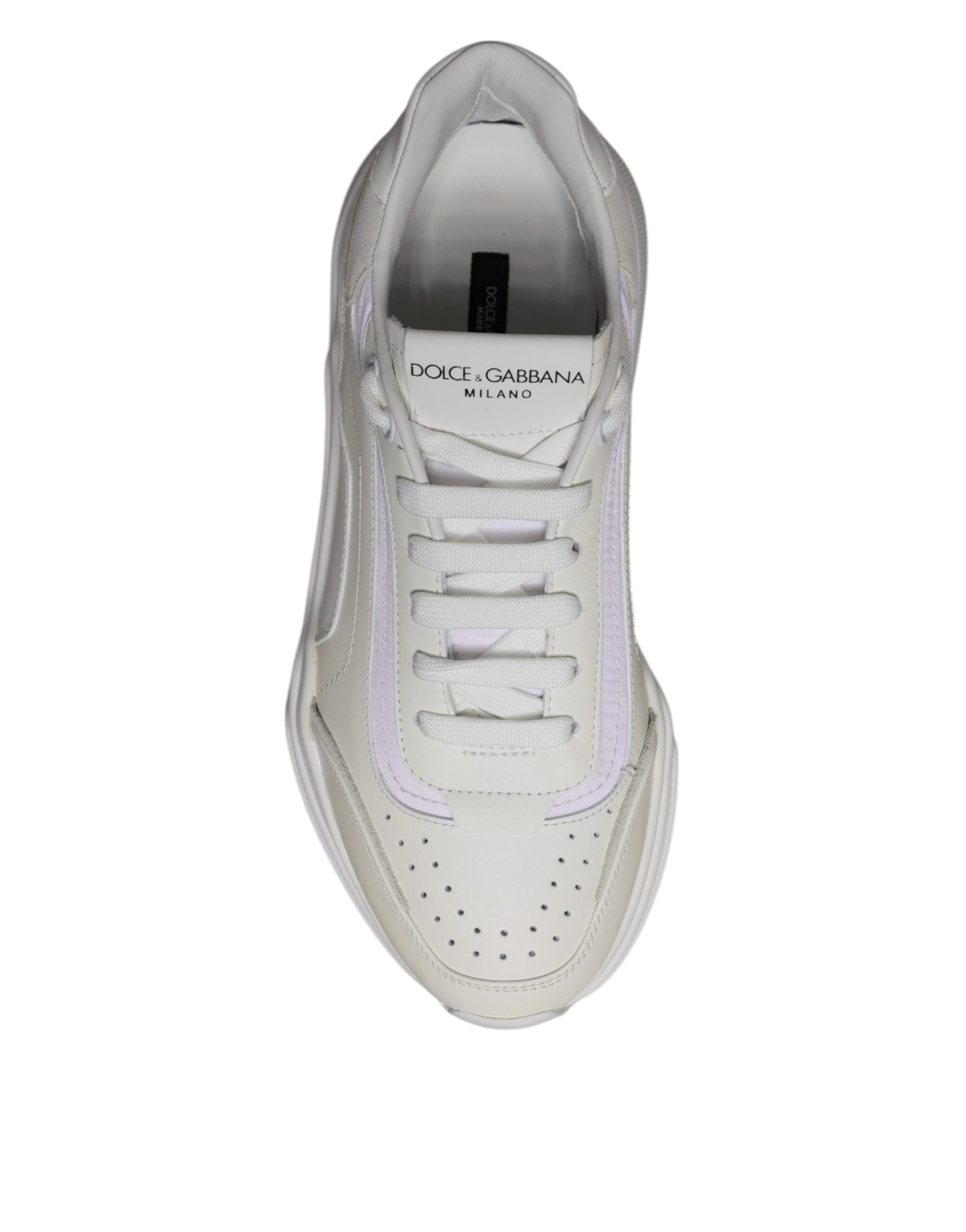 Dolce & Gabbana White Daymaster Low Top Sneakers Shoes