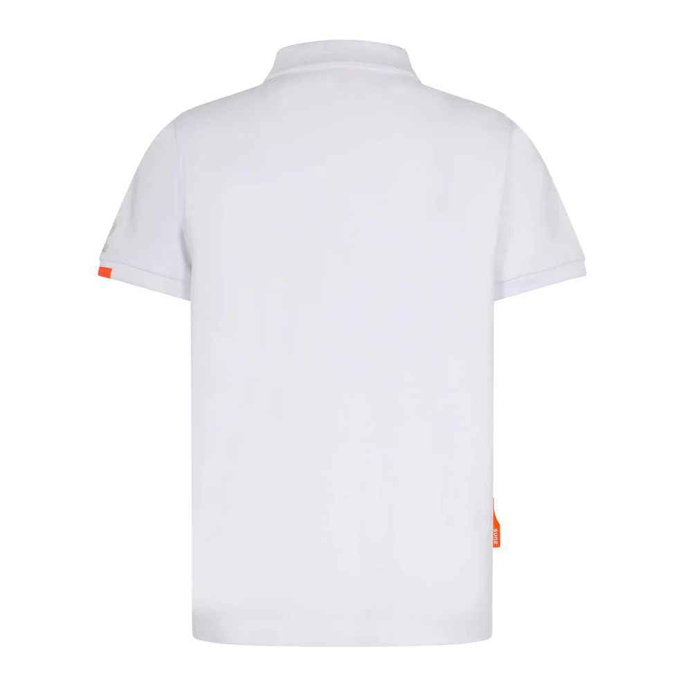 Suns White Cotton Polo Shirt