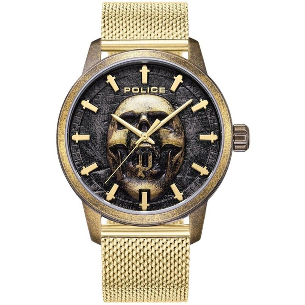 Police Gold Stainless Steel Watch